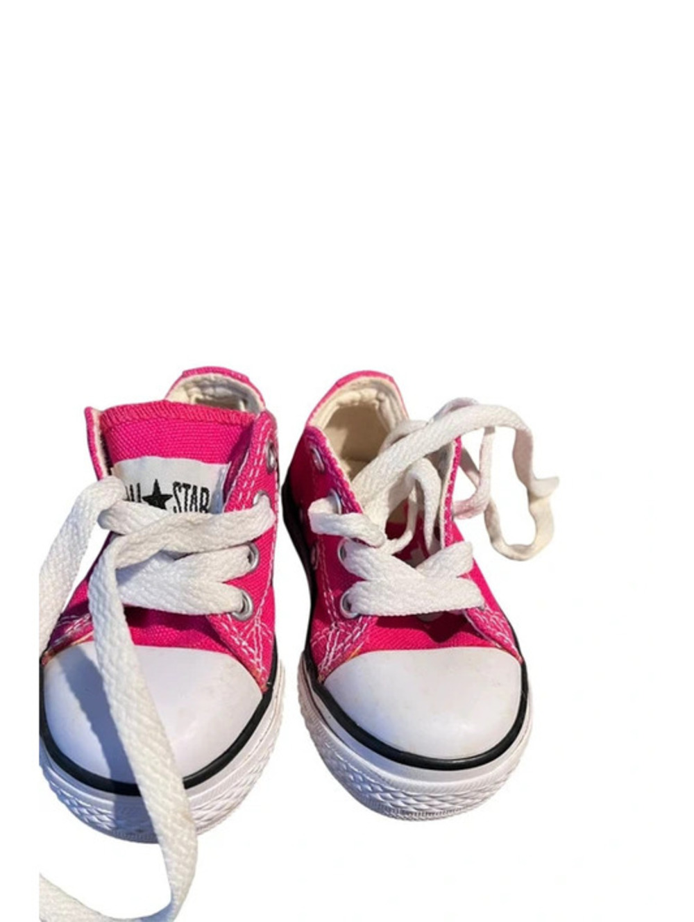 Converse Chuck Taylor All Star Pink White High Top Sneakers Kids 13C